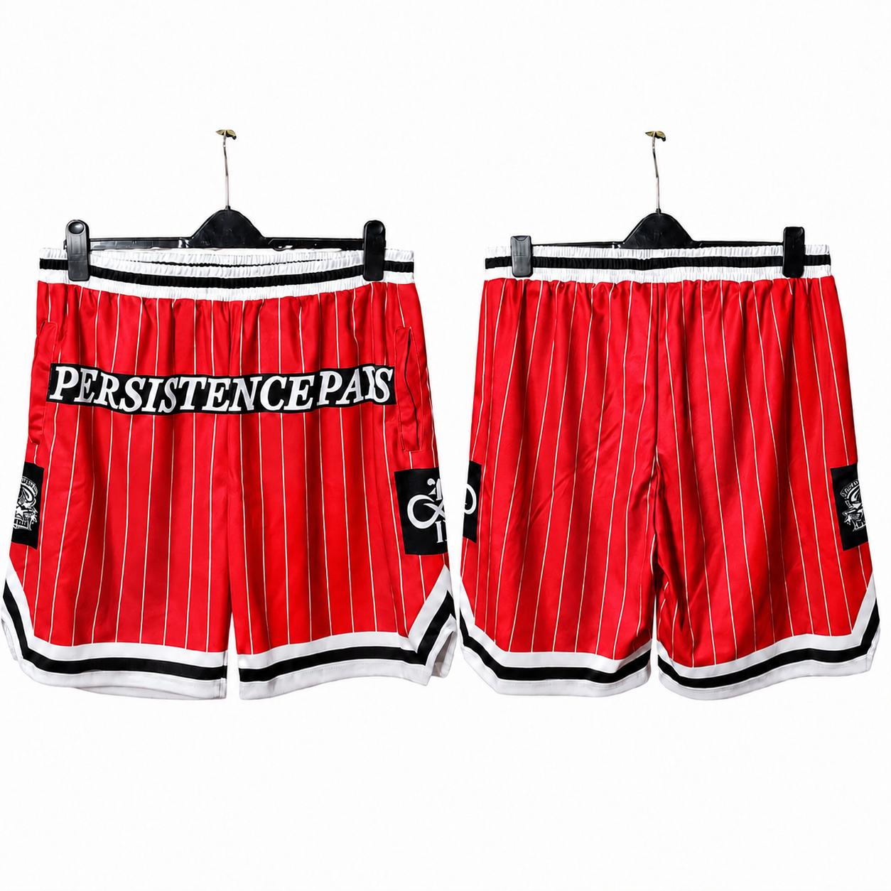 Unisex PP Basketball Shorts — Persistence Pays | Solid Individuals