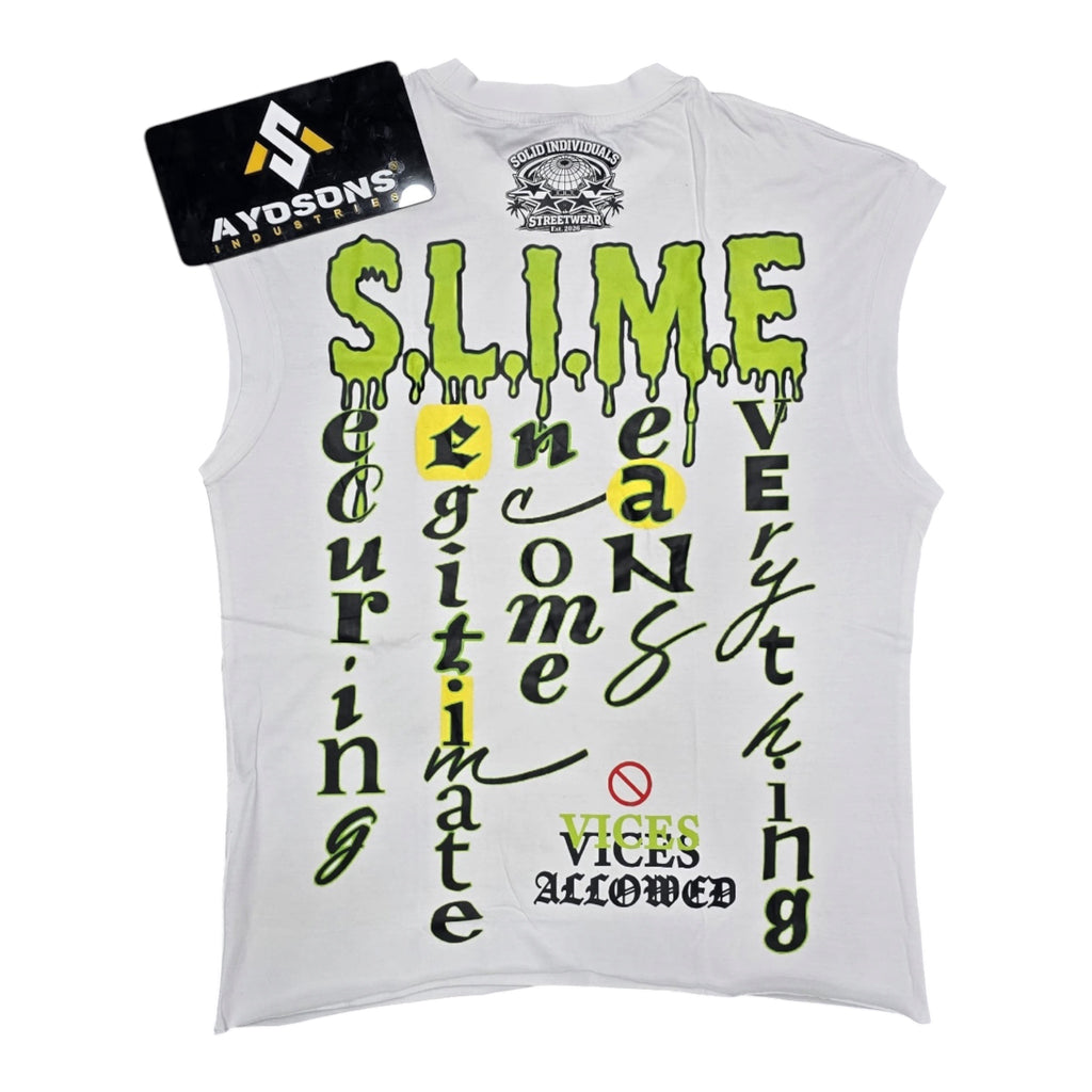 S.L.I.M.E. Sleeveless Tee — Beware Poison | Solid Individuals